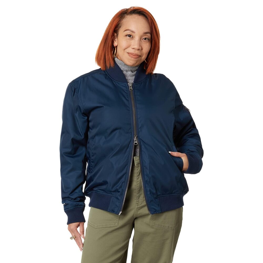 LABEL Go-To Bomber Jacket for Men,Olive XL One Size